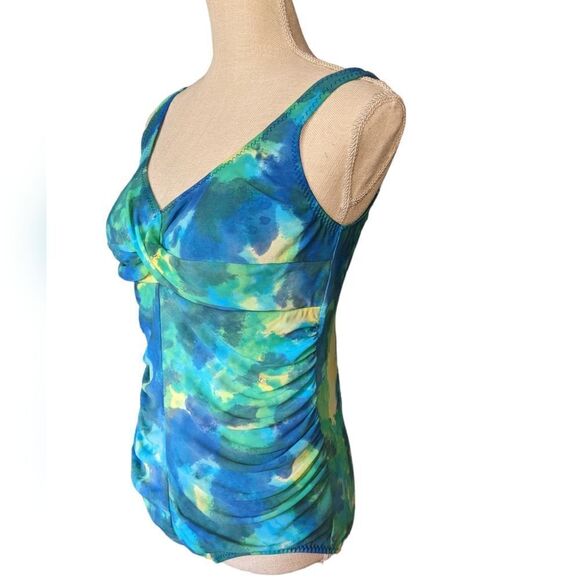 T.H.E. blue tie dye swimsuit - Picture 2 of 12